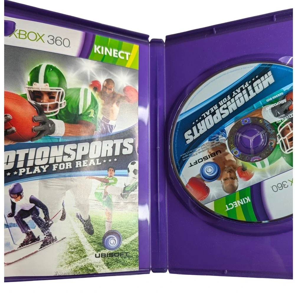 MotionSports Play For Real Xbox 360 Kinect Ubisoft Sport Game Football Soccer